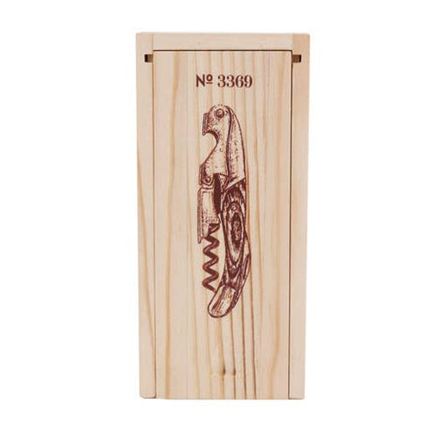 Wooden Double Hinged Corkscrew with Gift Box